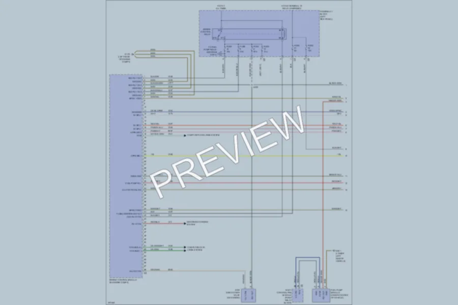 2009 Dodge 3500Sprinter Engine Performance wiring diagram preview