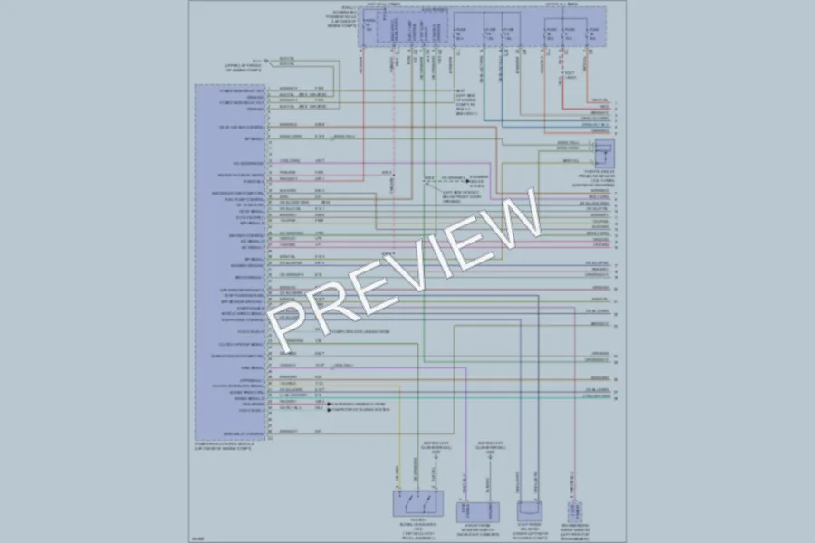 2009 Dodge Caliber Engine Performance wiring diagram preview