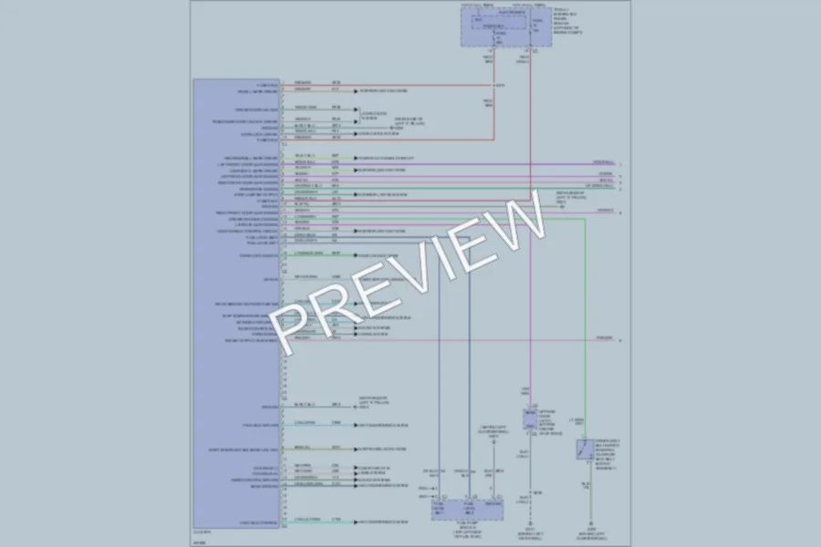 2009 Dodge Caliber Instrument Cluster wiring diagram preview