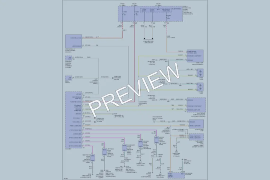 2009 Dodge Caliber Interior Lights wiring diagram preview