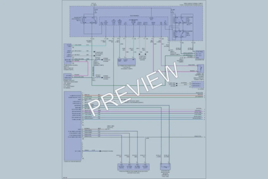 2009 Dodge Challenger Air Conditioning wiring diagram preview