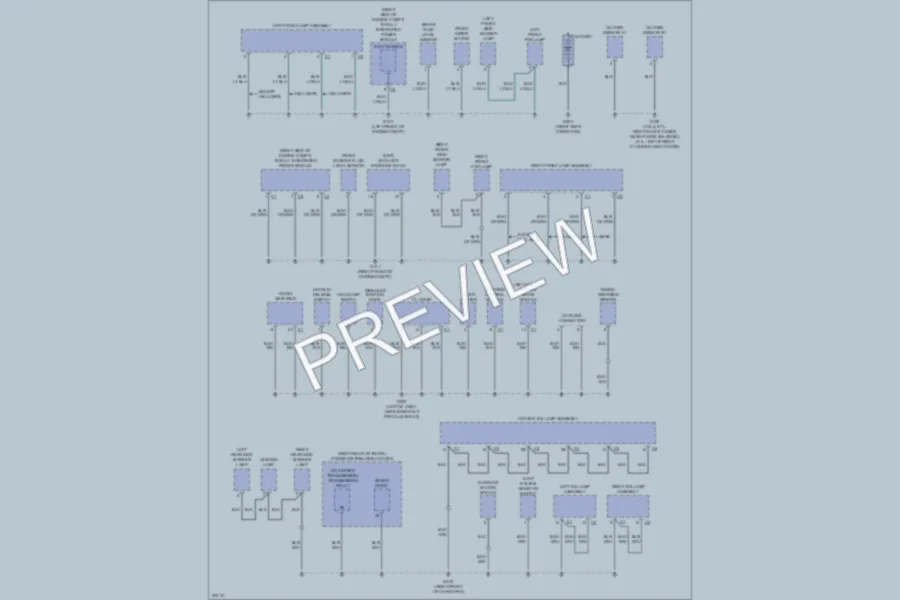 2009 Dodge Challenger Ground Distribution wiring diagram preview