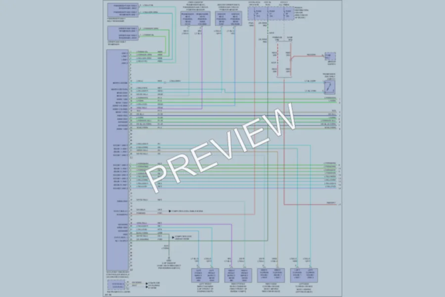 2009 Dodge Challenger Supplemental Restraints wiring diagram preview
