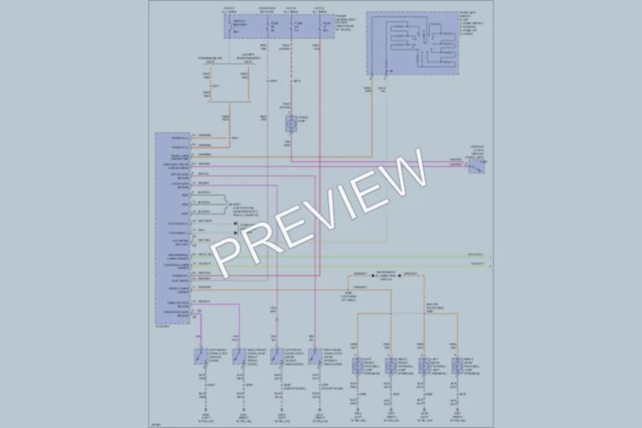 2009 Dodge Charger Interior Lights wiring diagram preview