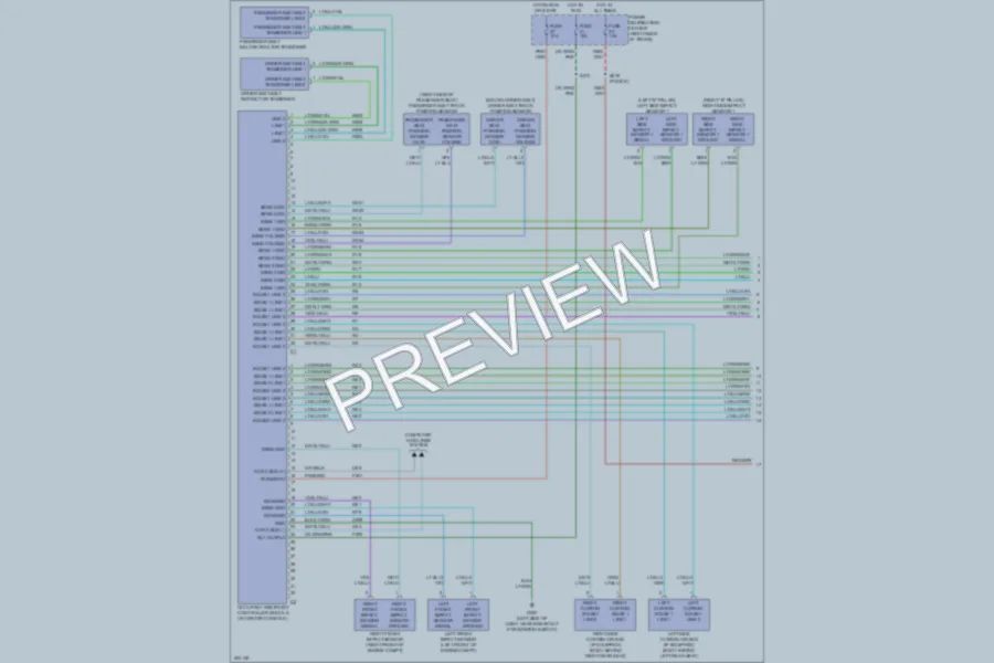 2009 Dodge Charger Supplemental Restraints wiring diagram preview