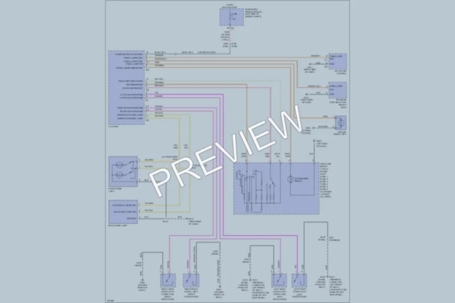 2009 Dodge Dakota Interior Lights wiring diagram preview
