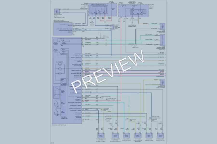 2009 Dodge Durango Air Conditioning wiring diagram preview