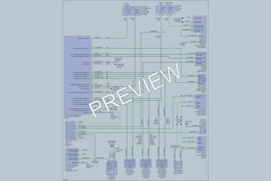 2009 Dodge Durango Anti Lock Brakes wiring diagram preview