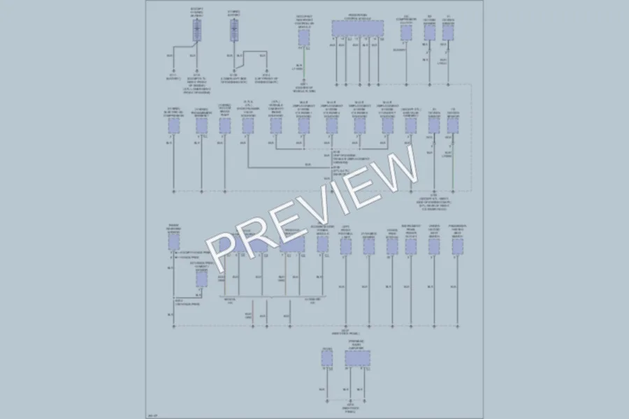 2009 Dodge Durango Ground Distribution wiring diagram preview