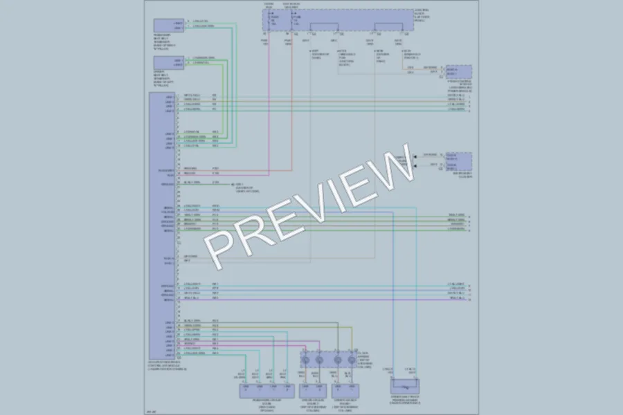 2009 Dodge Durango Supplemental Restraints wiring diagram preview
