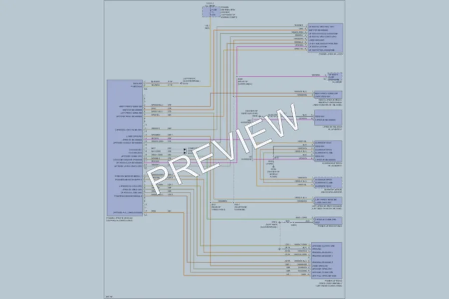 2009 Dodge Durango Trunk Tailgate Fuel Door wiring diagram preview