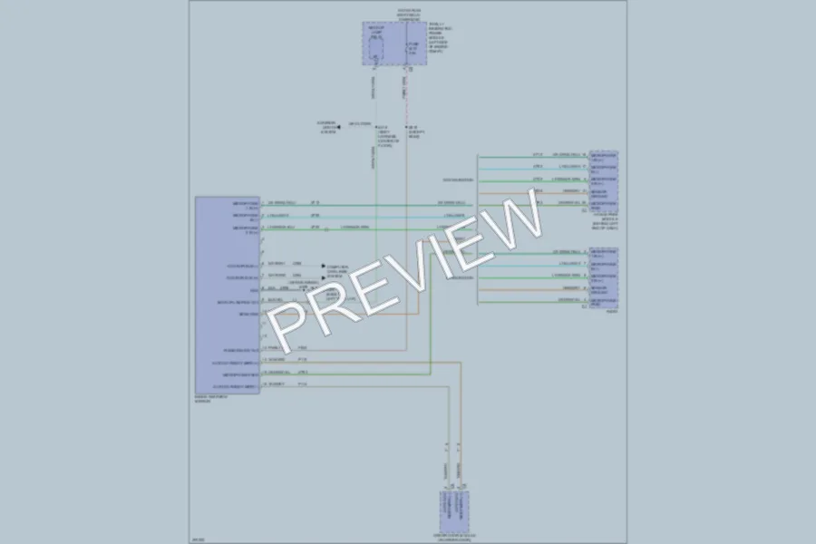 2009 Dodge GrandCaravan Power Mirrors wiring diagram preview
