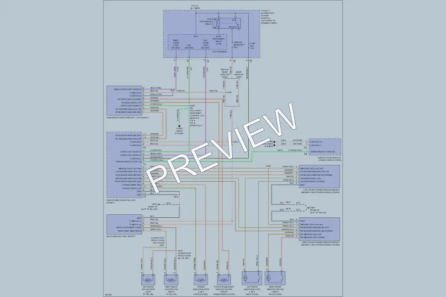 2009 Dodge GrandCaravan Power Windows wiring diagram preview