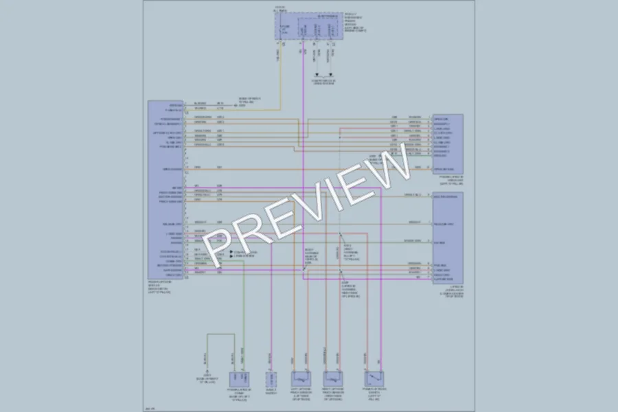 2009 Dodge GrandCaravan Trunk Tailgate Fuel Door wiring diagram preview