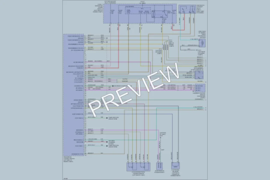 2009 Dodge Journey Engine Performance wiring diagram preview
