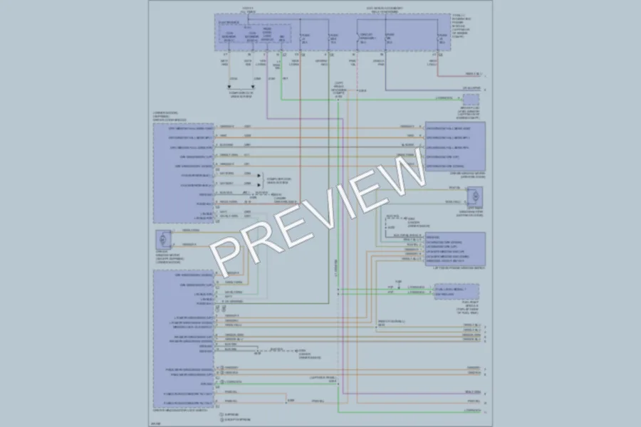 2009 Dodge Journey Power Windows wiring diagram preview