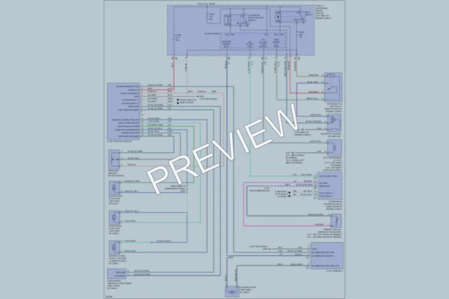 2009 Dodge Nitro Air Conditioning wiring diagram preview