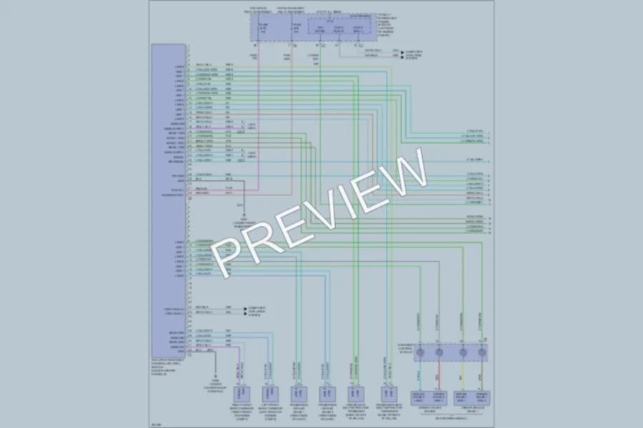 2009 Dodge Nitro Supplemental Restraints wiring diagram preview