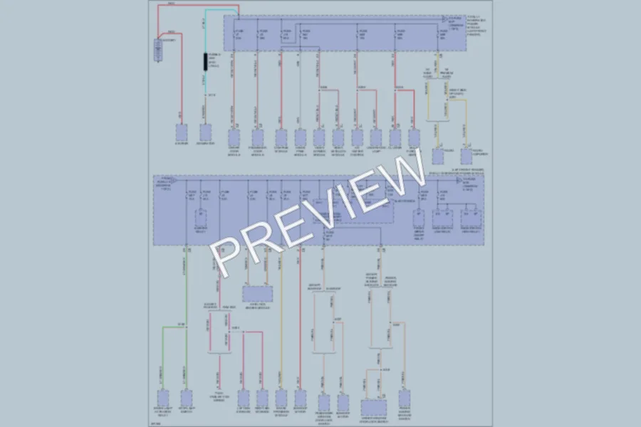 2009 Dodge R1500 Power Distribution wiring diagram preview