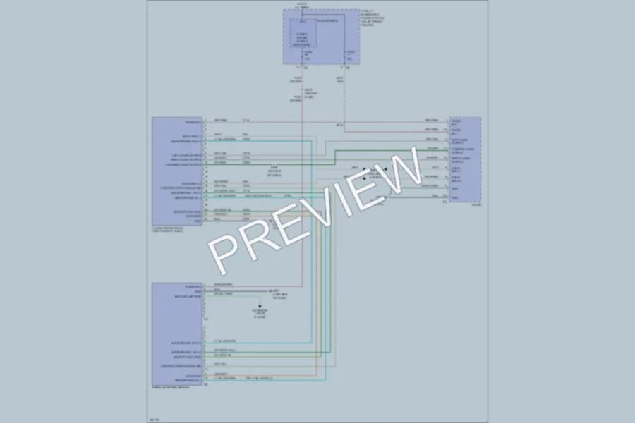 2009 Dodge R3500 Radio wiring diagram preview
