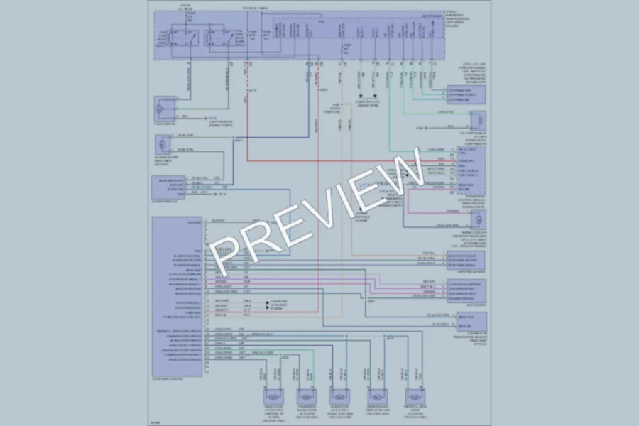 2009 Dodge R1500 Air Conditioning wiring diagram preview