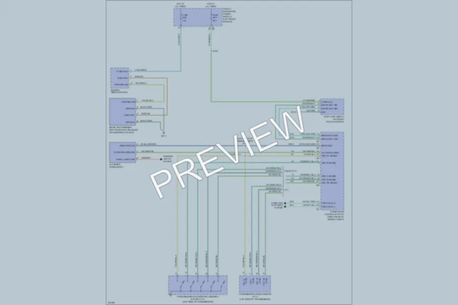2009 Dodge R1500 Shift Interlock wiring diagram preview