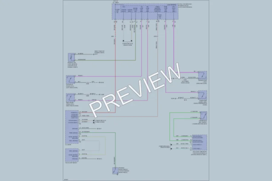 2009 Dodge R1500 Warning Systems wiring diagram preview