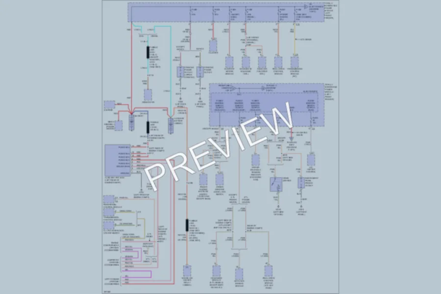2009 Dodge R2500 Power Distribution wiring diagram preview