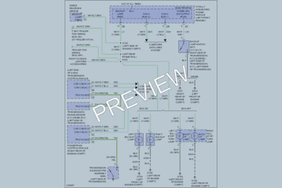 2009 Dodge R3500 Exterior Lights wiring diagram preview