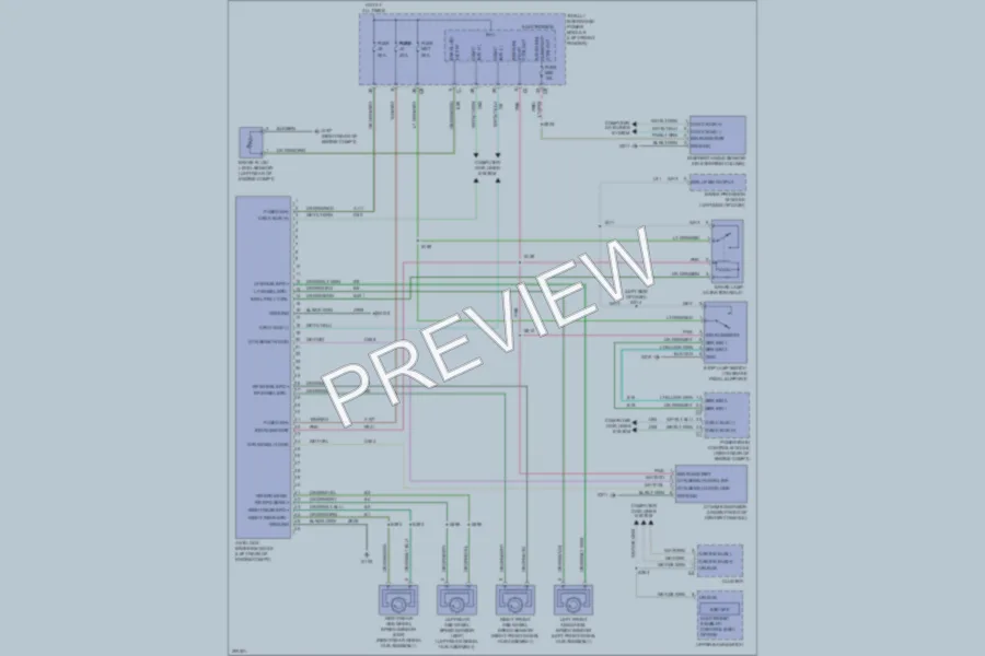 2009 Dodge R1500 Anti Lock Brakes wiring diagram preview