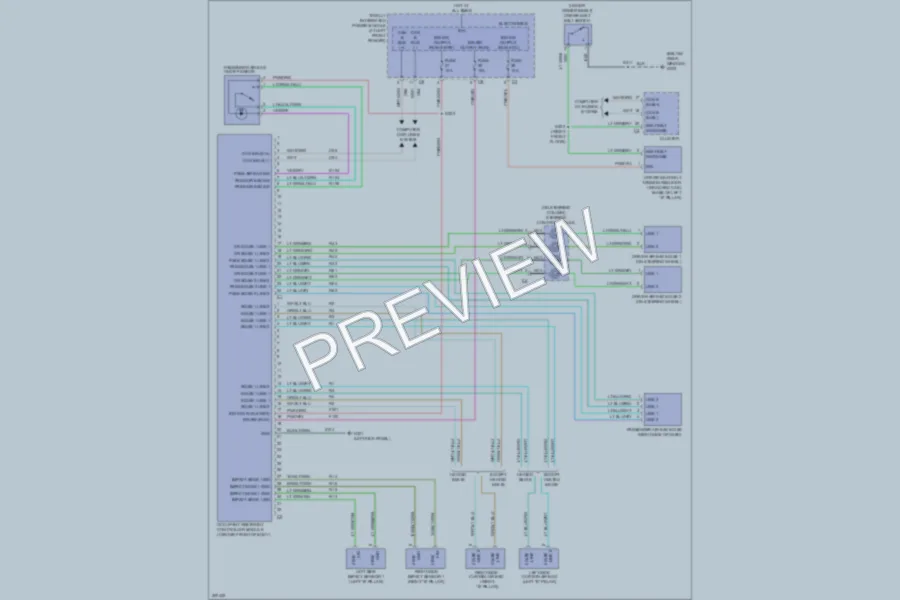 2009 Dodge R2500 Supplemental Restraints wiring diagram preview