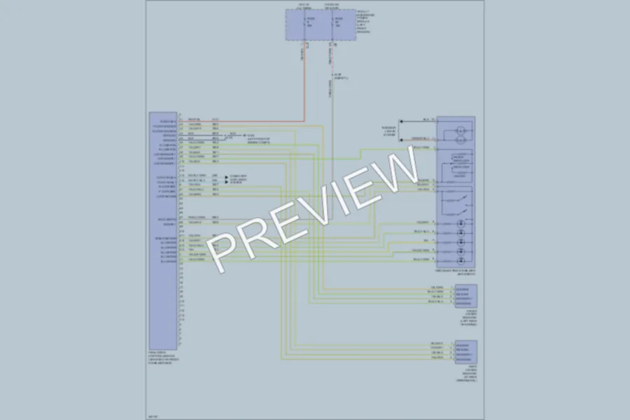 2009 Dodge R2500 Transmission wiring diagram preview