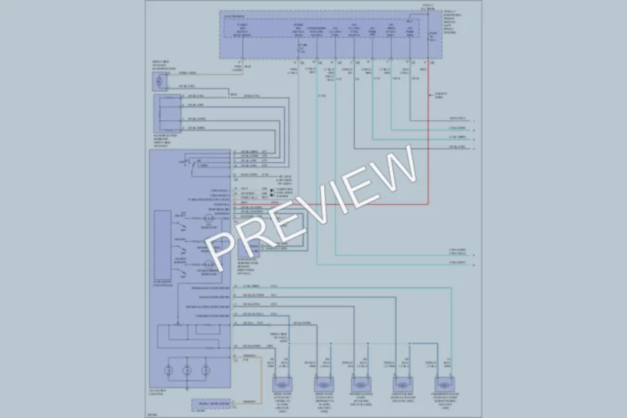 2009 Dodge R3500 Air Conditioning wiring diagram preview