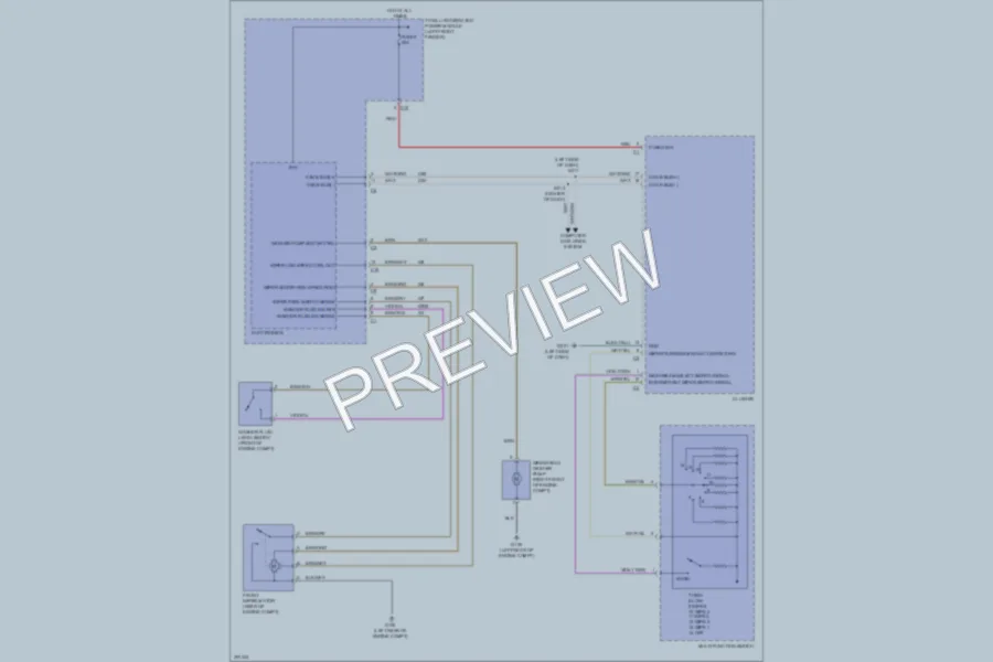 2009 Dodge R3500 Wiper Washer wiring diagram preview