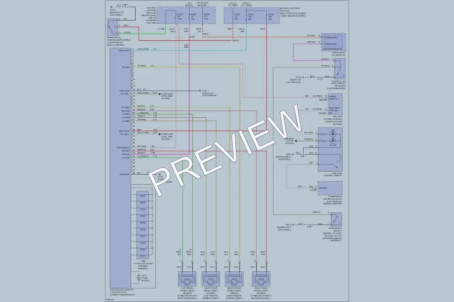 2009 Ford CrownVictoria Anti Lock Brakes wiring diagram preview