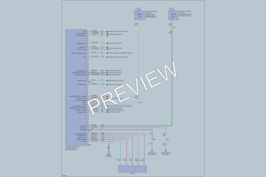 2009 Ford CrownVictoria Body Control Modules wiring diagram preview