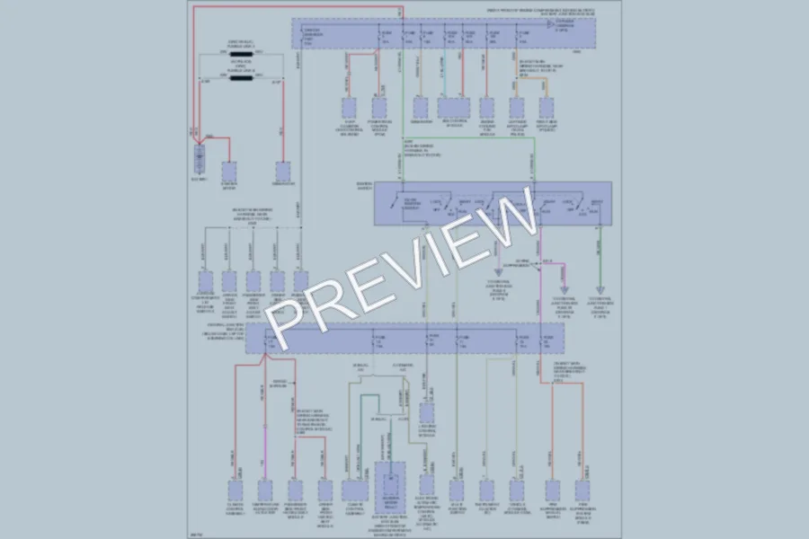 2009 Ford CrownVictoria Power Distribution wiring diagram preview