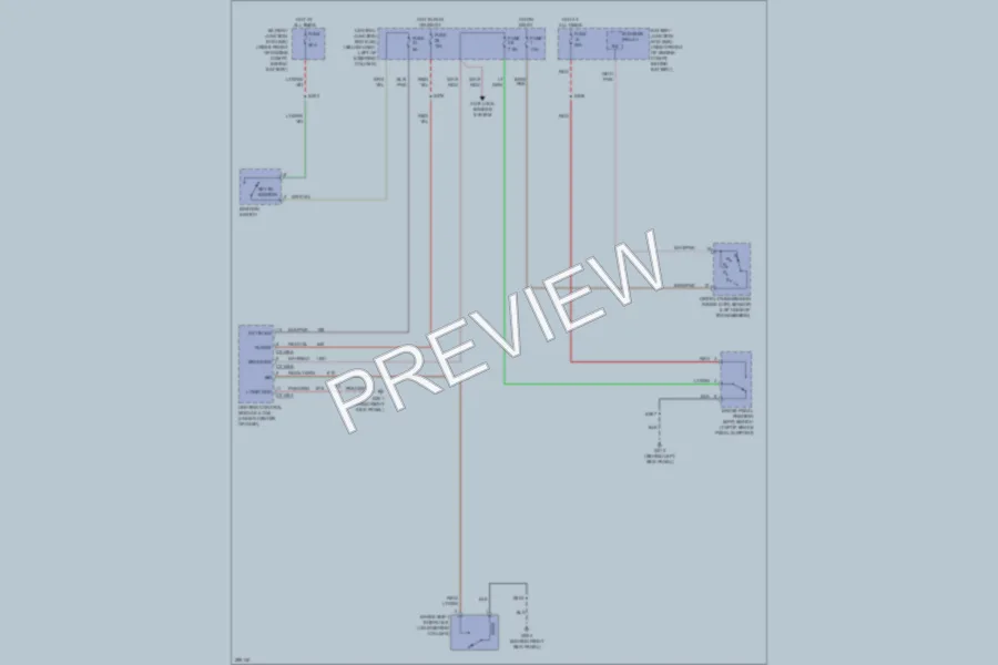 2009 Ford CrownVictoria Shift Interlock wiring diagram preview