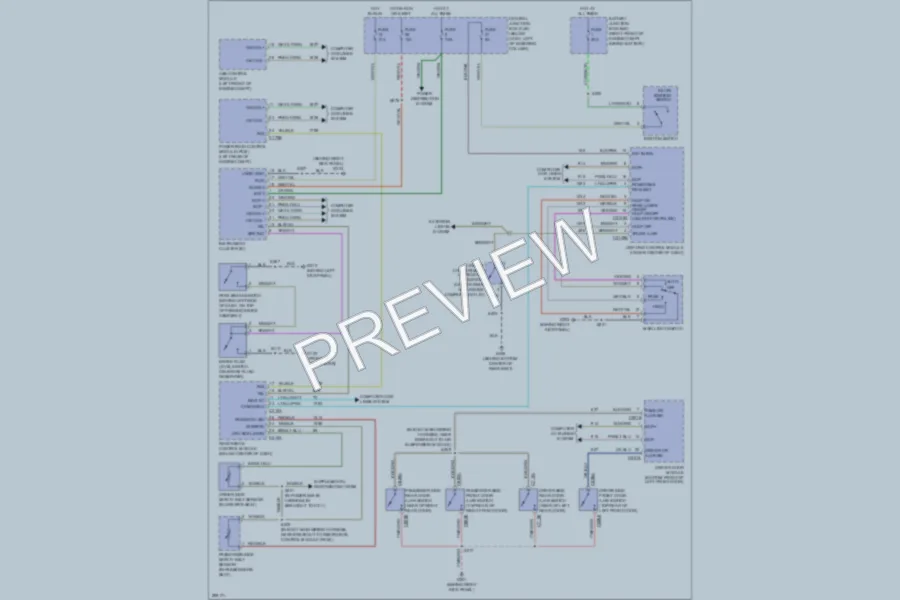 2009 Ford CrownVictoria Warning Systems wiring diagram preview