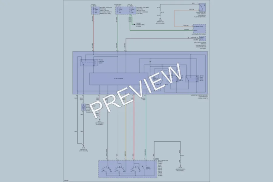 2009 Ford CrownVictoria Wiper Washer wiring diagram preview