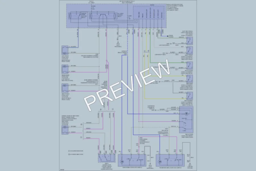 2009 Ford E150 Anti Theft wiring diagram preview