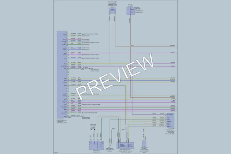 2009 Ford E150 Engine Performance wiring diagram preview
