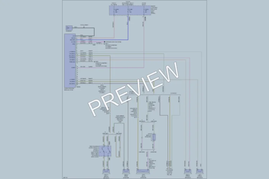 2009 Ford E350 Super Duty Radio wiring diagram preview