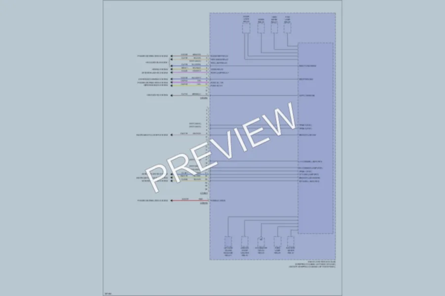 2009 Ford E150 Body Control Modules wiring diagram preview