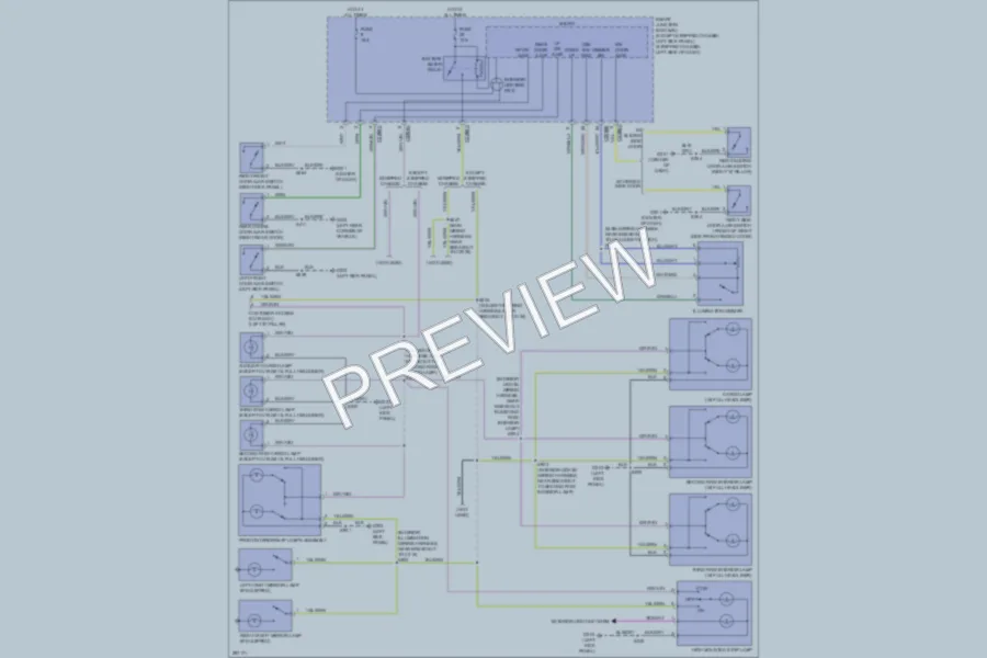 2009 Ford E150 Interior Lights wiring diagram preview