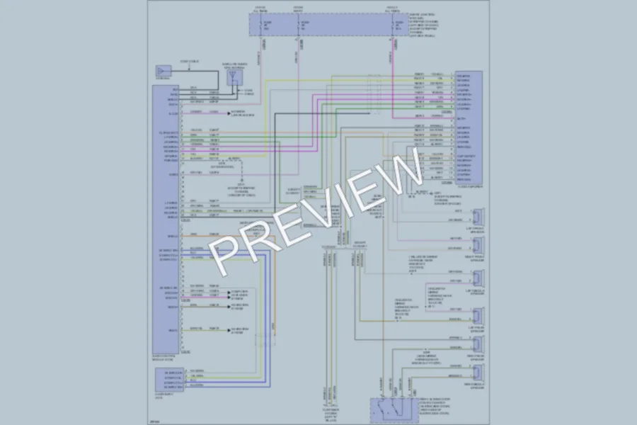 2009 Ford E150 Navigation wiring diagram preview