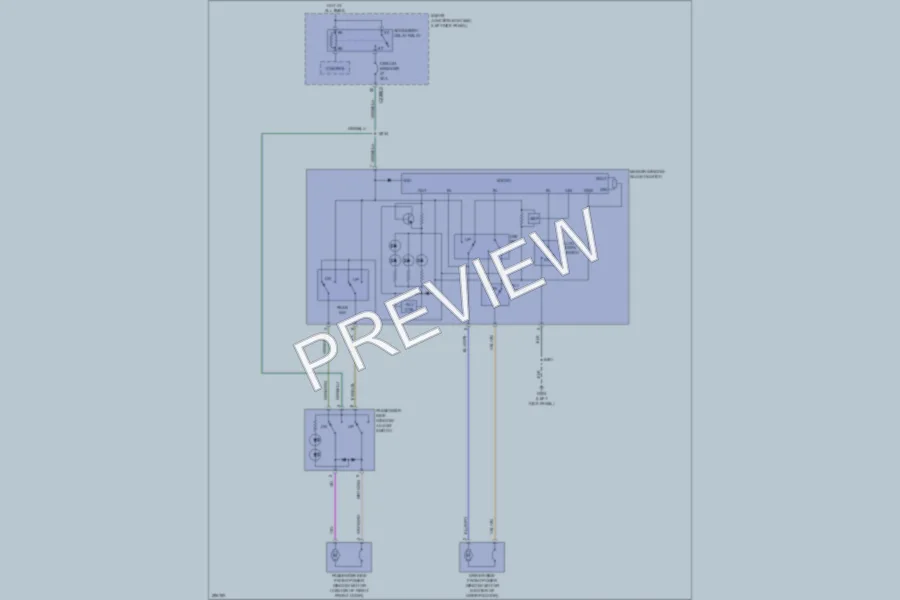 2009 Ford E150 Power Windows wiring diagram preview