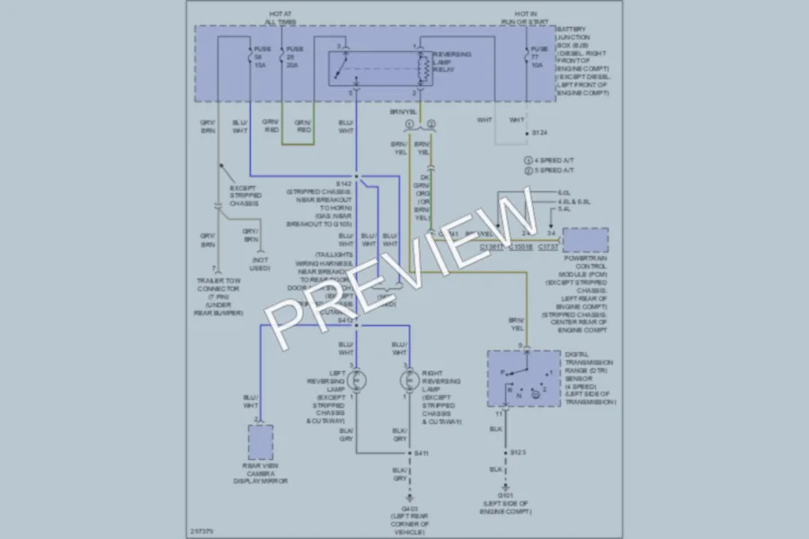 2009 Ford E150 Exterior Lights wiring diagram preview
