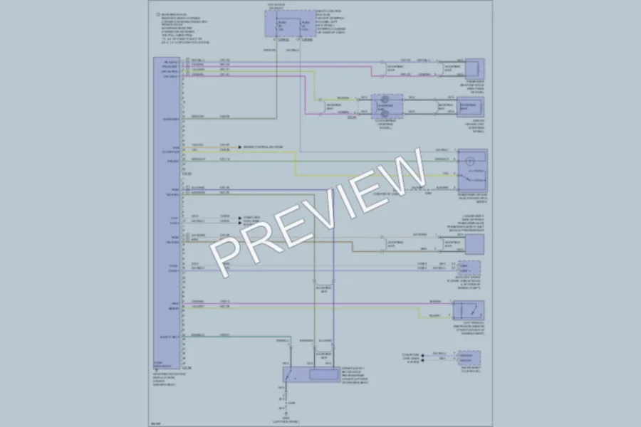 2009 Ford E150 Supplemental Restraints wiring diagram preview