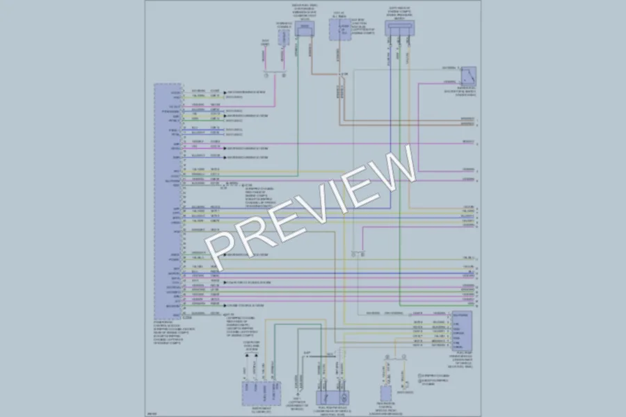 2009 Ford E350 Super Duty Engine Performance wiring diagram preview